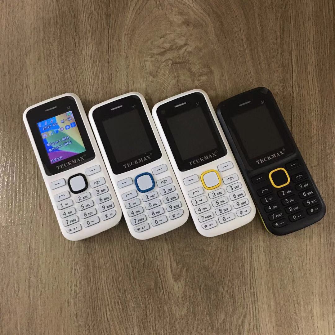 (White/Blue)OEM TECKMAX 37 Dual Sim Basic Phone 95% NEW(Ready Stock)
